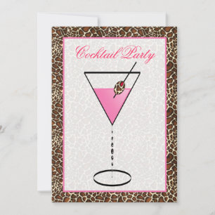 Convite de festa de Cocktail elegante