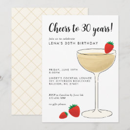 Convite de Festa de Cocktail para Aniversário Marc
