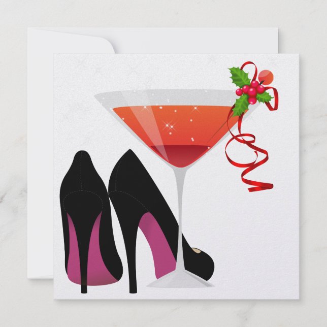 Convite de Festa de Cocktail por SRF (Frente)