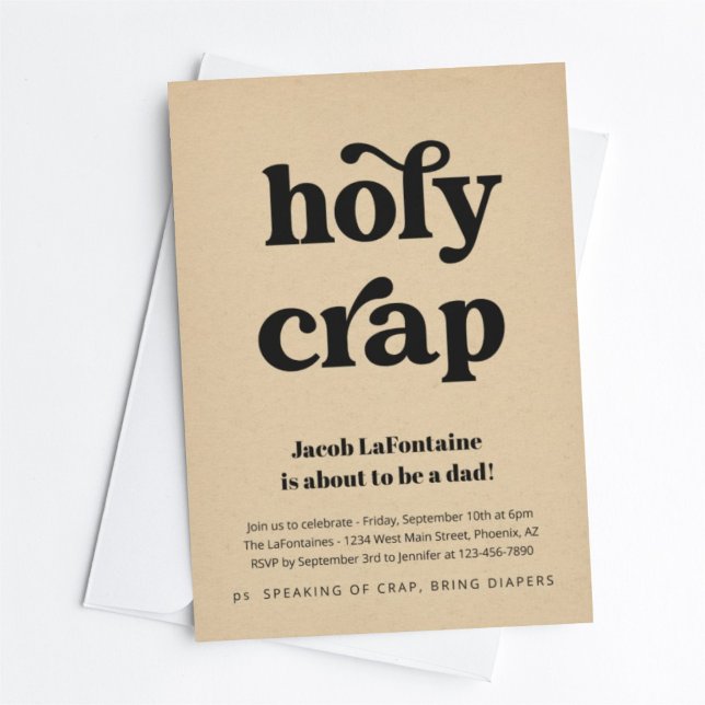 Convite de festa de cueca do papai engraçado (Criador carregado)