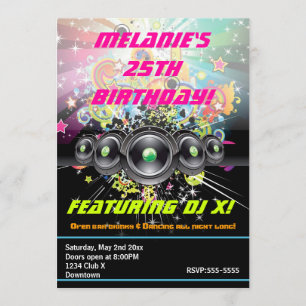 Convite de Festa de Dança Hip Hop no Clube Urbano