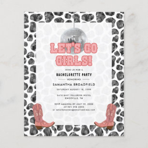 Convite de Festa de Despedida de Solteira Disco Co
