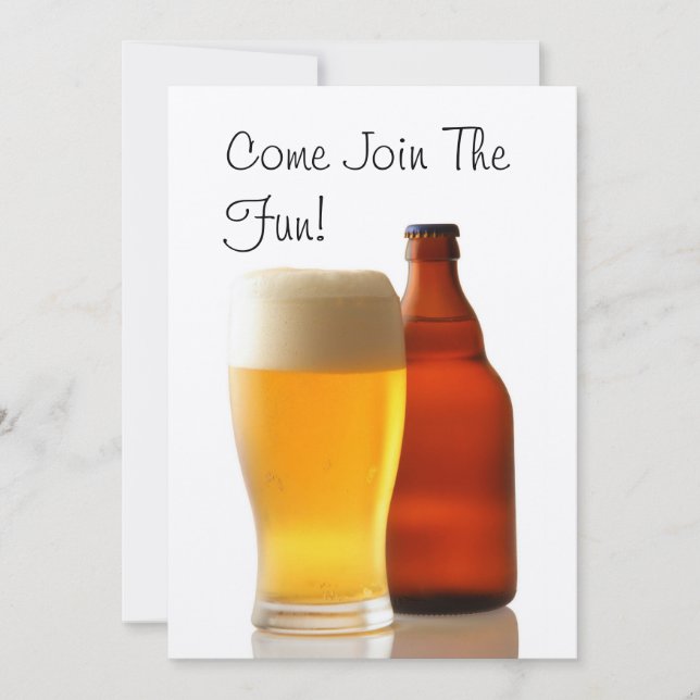 Convite de Festa de Despedida de Solteiro com Garr (Frente)