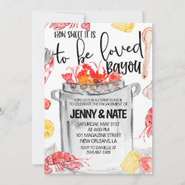 Convite de Festa de Engajamento do Cozimento de La