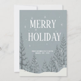 Convite de Festa de Fim de Ano Alegre e Festivo