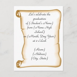 Convite de festa de formatura