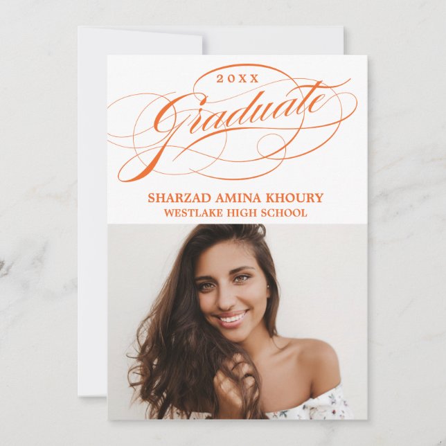 CONVITE DE FESTA DE FORMATURA 2 ELEGANTE COM ESCRI (Frente)