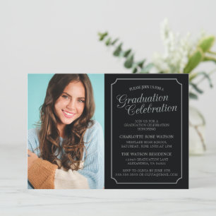 CONVITE DE FESTA DE FORMATURA CLASSE ELEGANT CHIC