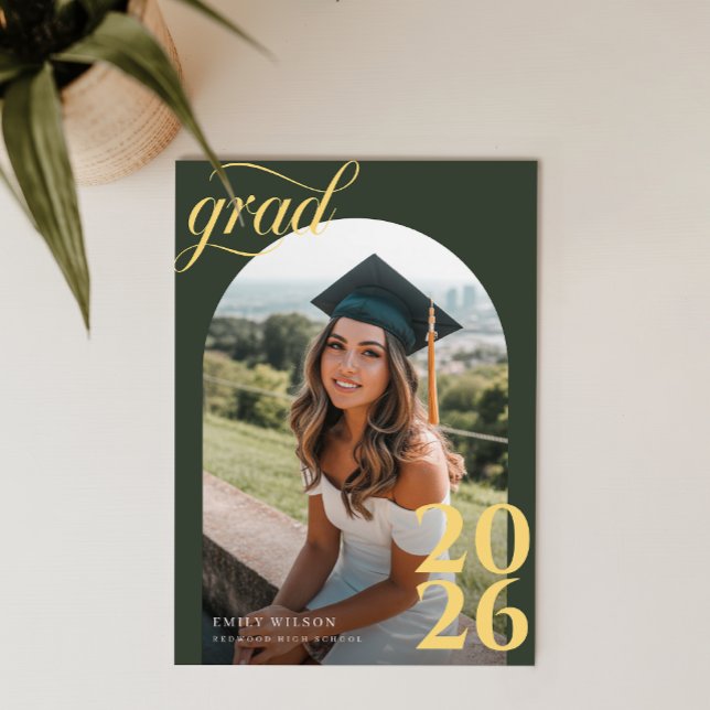 Convite de Festa de Formatura com Foto do Arco Ele (Criador carregado)