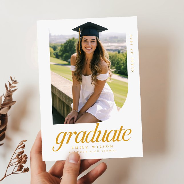 Convite de Festa de Formatura com Foto do Arco Ele (Criador carregado)