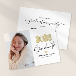 Convite de Festa de Formatura com Foto Moderno 202