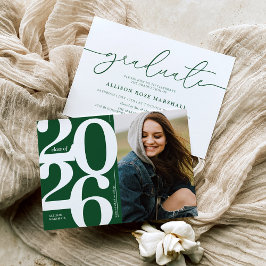 Convite de Festa de Formatura de 2026 com Foto Ver