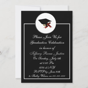 Convite de Festa de formatura de classe