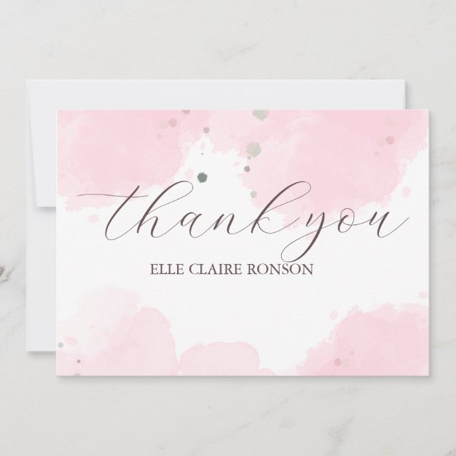 Convite de Festa de formatura Elegance rosa (Frente)