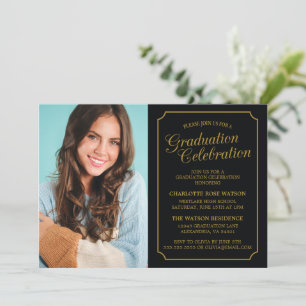 CONVITE DE FESTA DE FORMATURA ELEGANTE DE CÓPIA CL