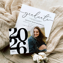 Convite de Festa de Formatura para Fotos Ousadas d