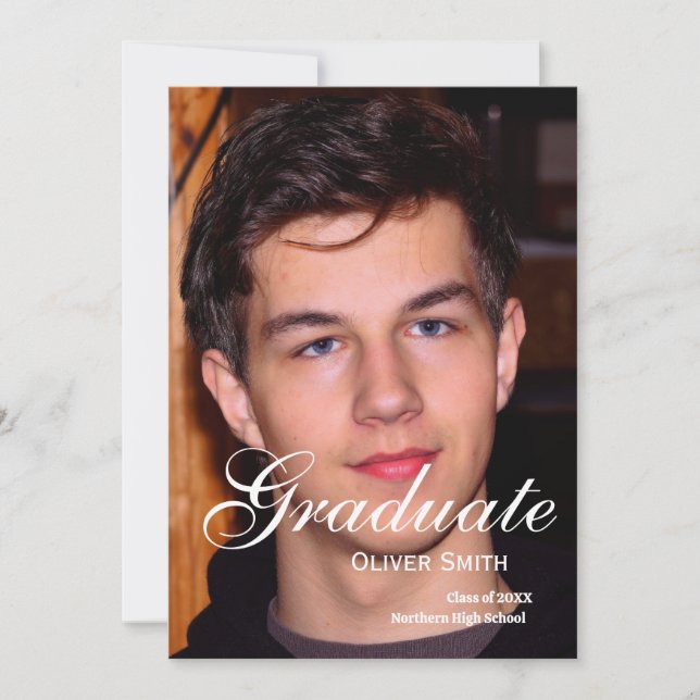 Convite de Festa de formatura Personalizado (Frente)