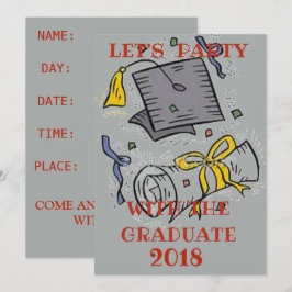 CONVITE DE FESTA DE GRADUAÇÃO