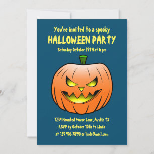 Convite de Festa de Halloween Assustadora