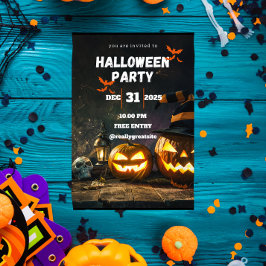 Convite de Festa de Halloween Assustadora