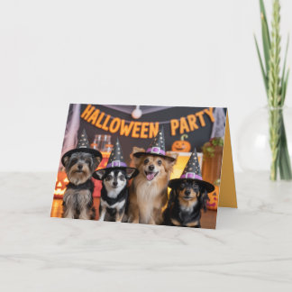 Convite de Festa de Halloween Canine