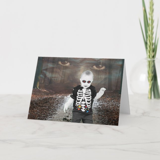 Convite de Festa de Halloween. Cartão (Frente)