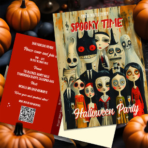 Convite de Festa de Halloween de Spooky de Orçamen