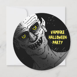 Convite de Festa de Halloween de Vampiro