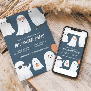 Convite de Festa de Halloween do Fantasma