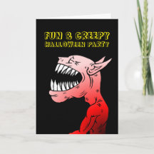 Convite de Festa de Halloween dos Goblins