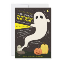 Convite de Festa de Halloween Fantasmagórico