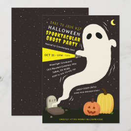 Convite de Festa de Halloween Fantasmagórico