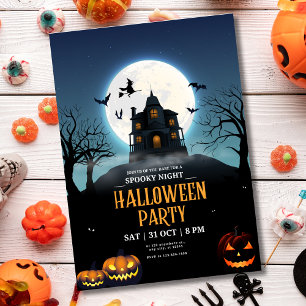 Convite de Festa de Halloween, Noite Assustadora d
