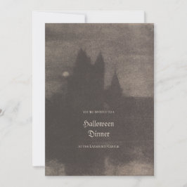 Convite de festa de Halloween personalizado com fo