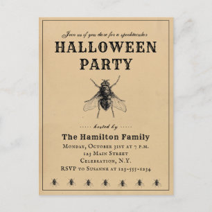 Convite de Festa de Halloween Simples