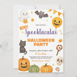 Convite de Festa de Halloween Spooktacular