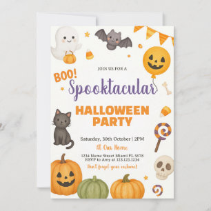 Convite de Festa de Halloween Spooktacular