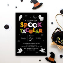 Convite de Festa de Halloween Spooktacular