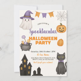 Convite de Festa de Halloween Spooktacular