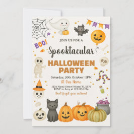 Convite de Festa de Halloween Spooktacular