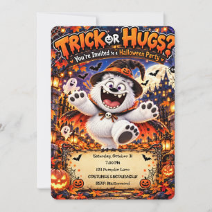 Convite de Festa de Halloween: Truque ou Abraços �