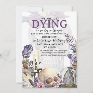 Convite de Festa de Halloween Vintage