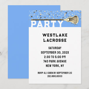 Convite de Festa de Lacrosse