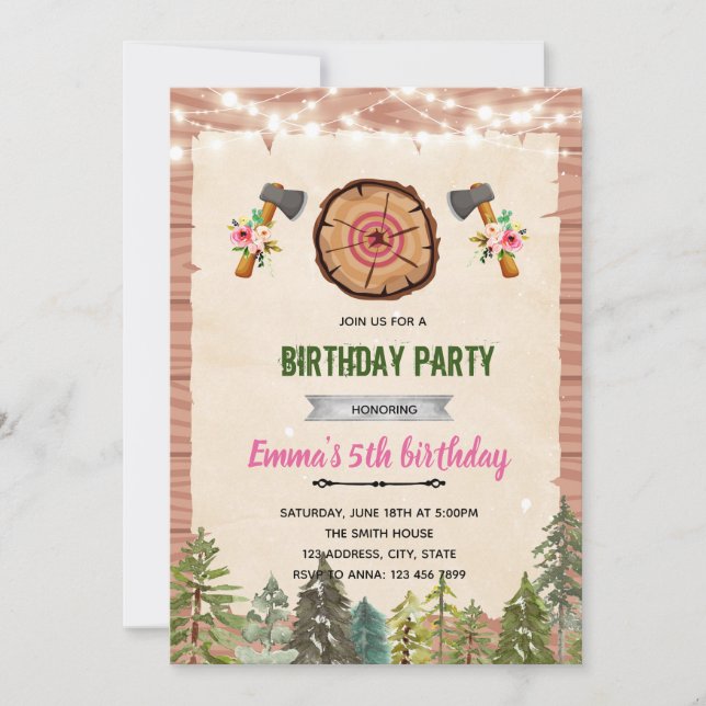 Convite de Festa de LANÇAMENTO DE MACHADO (Frente)