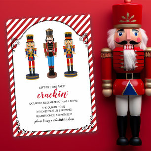 Convite de festa de Natal do Quebra-Nozes
