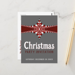 Convite de festa de Natal elegante para escritório