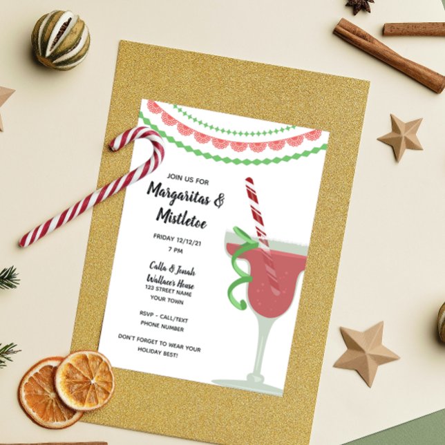 Convite de Festa de Natal Festivo (Criador carregado)