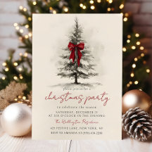 Convite de Festa de Natal Festivo Coroa de Natal