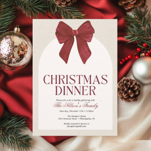 Convite de Festa de Natal Holiday Holly