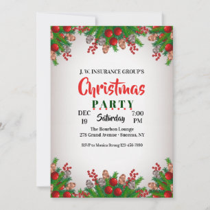 Convite de Festa de Natal Jubiloso
